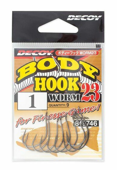 Udice Decoy Worm23 Body Hook