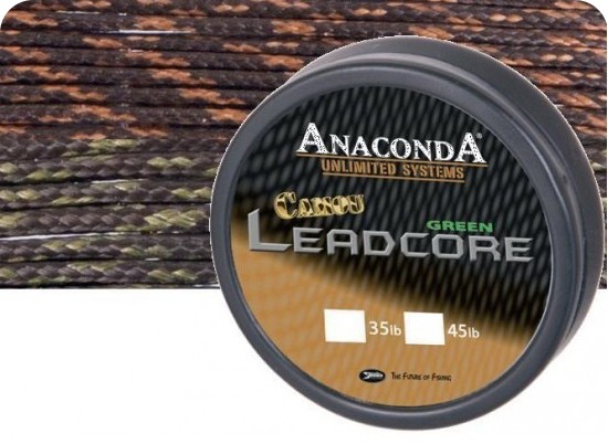 Upredenica Anaconda Camou Leadcore Zelena 10m