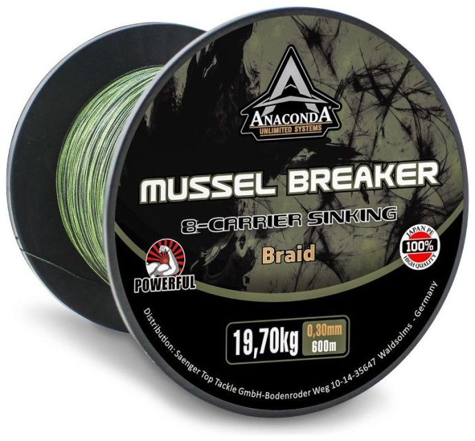 Upredenica Anaconda X8 Carrier Mussel Breaker 600m