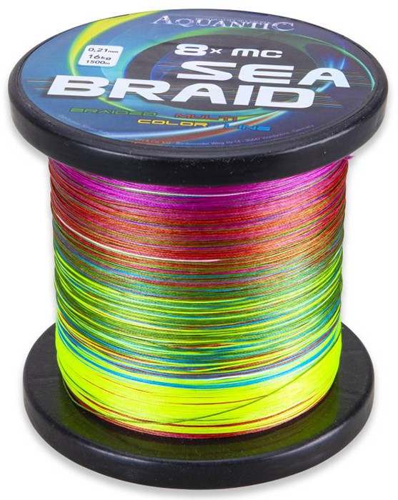 Upredenica Aquantic MC Sea-Braid Osmipramenná 1500m Multicolor
