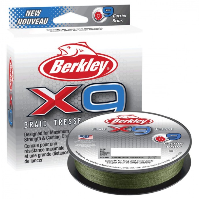 Upredenica Berkley X9 Low Vis Green 150m