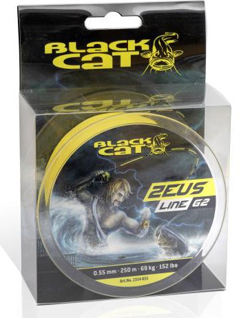 Upredenica Black Cat Zeus Line G2 Žuta 400m 0,55mm 69kg
