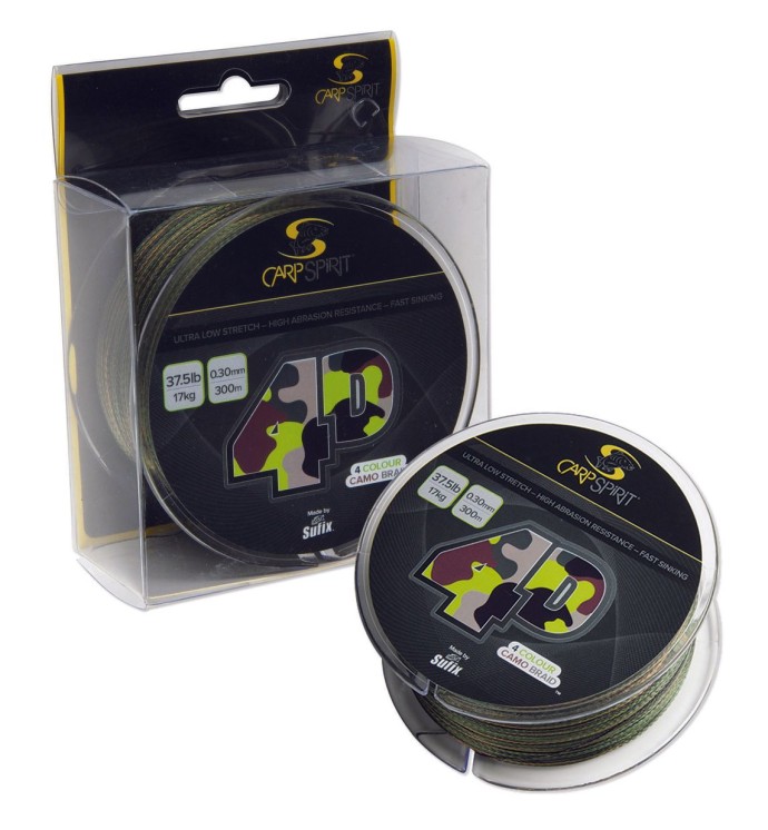 Upredenica Carp Spirit 4D Camo Braid