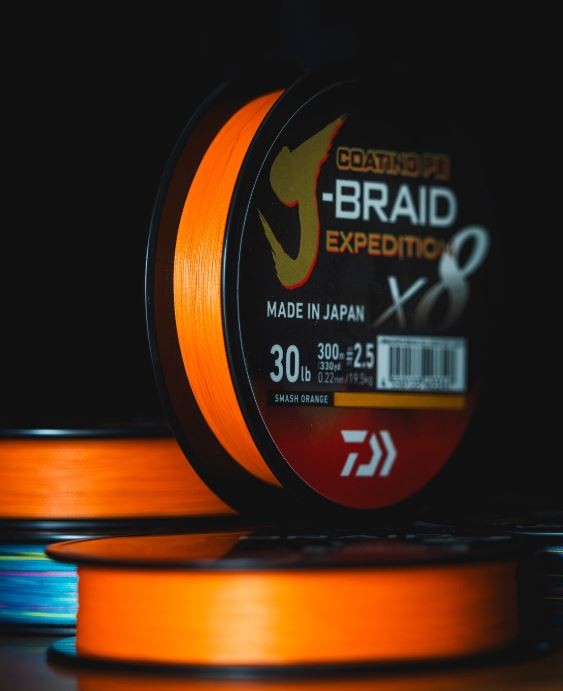 Upredenica Daiwa J-Braid X8 Expedition Smash Orange 300m