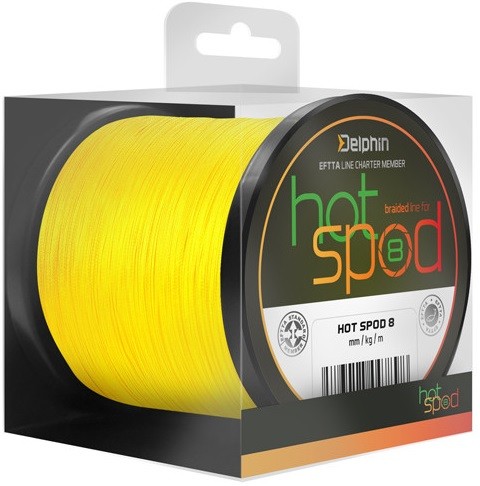 Upredenica Delphin HotSpod 8 Žuta 0,14mm 9,60kg 300m