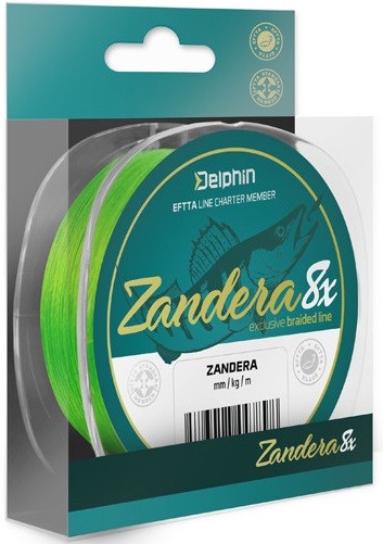Upredenica Delphin Zandera 8 Fluo Green 150m