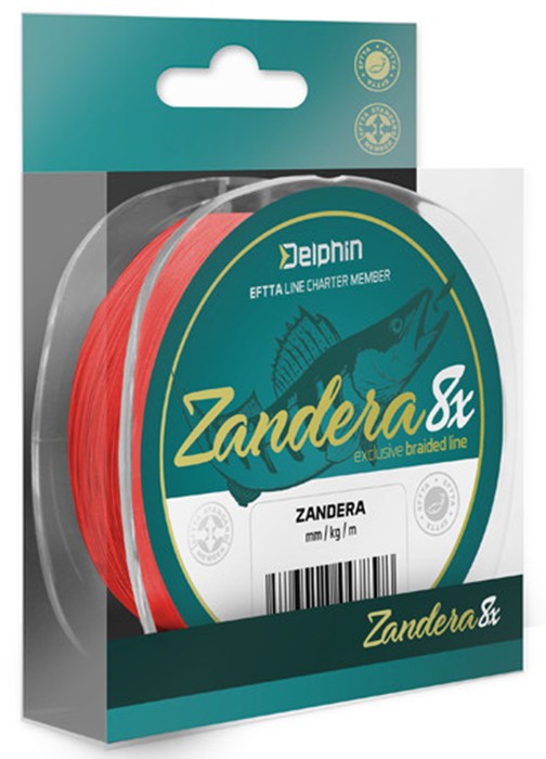 Upredenica Delphin Zandera 8X Crvena 150m