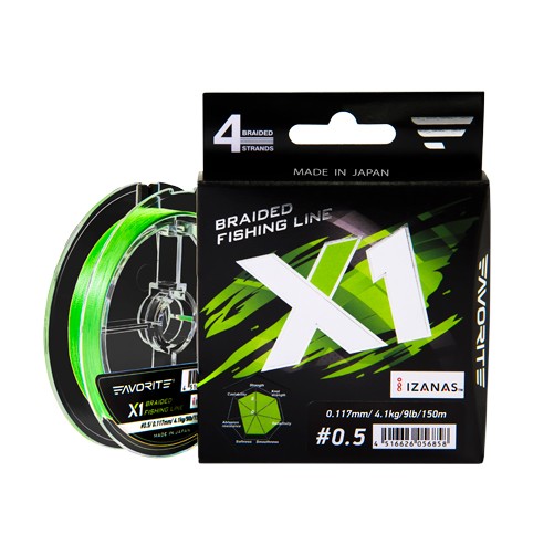 Upredenica Favorite X1 PE 4x Světle Zelená 150m