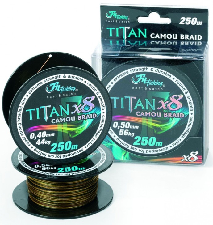 Upredenica Fil Fishing Titan Camou Braid 250m