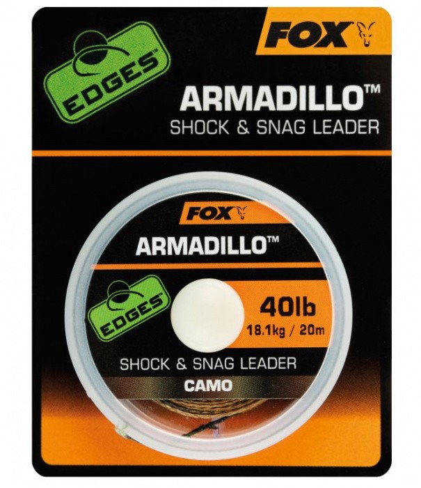 Upredenica Fox Edges Armadillo Shock & Snag Leader Camo 20m