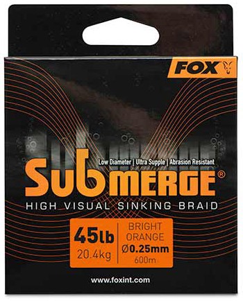 Upredenica Fox Submerge Orange Sinking Braid 600m