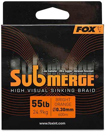 Upredenica Fox Submerge Orange Sinking Braid 600m