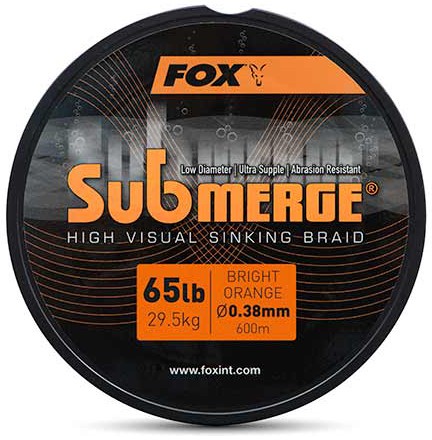 Upredenica Fox Submerge Orange Sinking Braid 600m