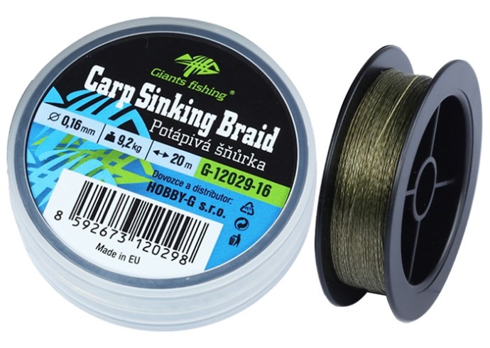 Upredenica Giants Fishing Carp Sinking Braid 20m