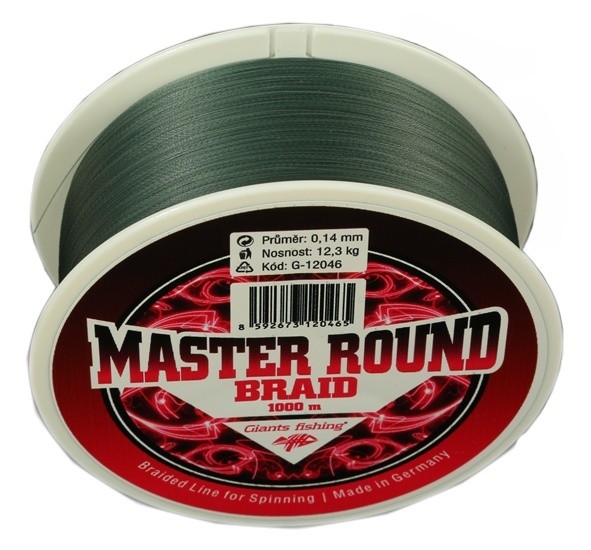 Upredenica Giants Fishing Master Round Braid 1000m