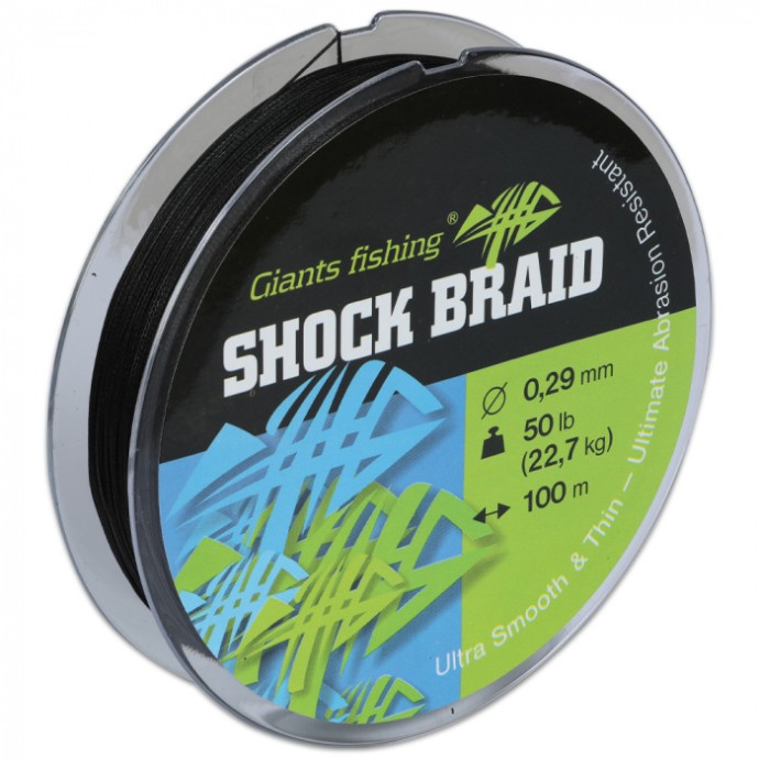 Upredenica Giants Fishing Shock Braid 100m crna