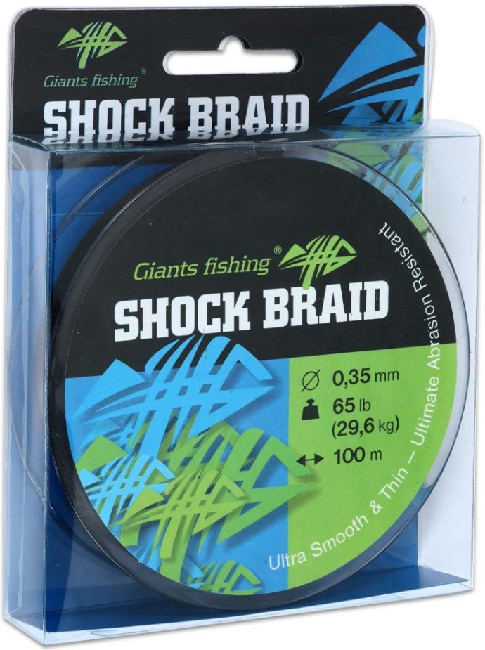 Upredenica Giants Fishing Shock Braid 100m Zelena