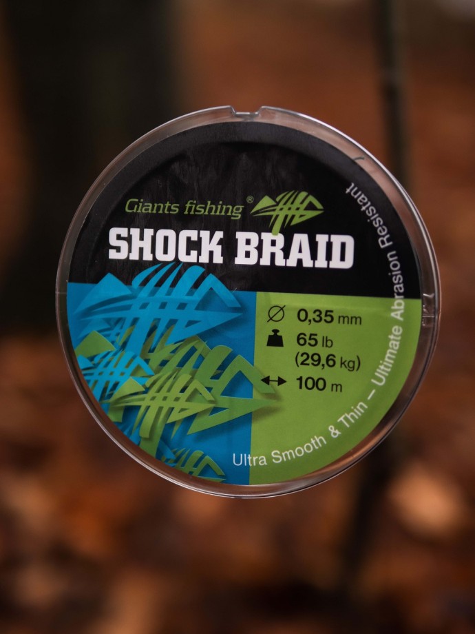 Upredenica Giants Fishing Shock Braid 100m Zelena