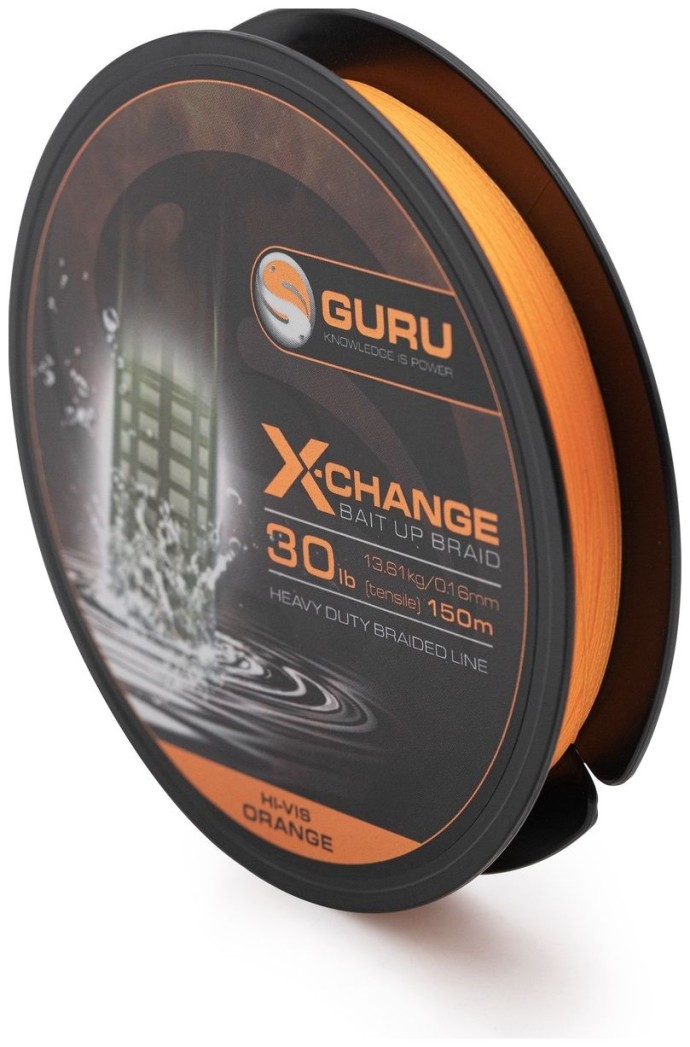 Upredenica Guru X-Change Bait Up Braid 150m 0,16mm 13,6kg Hi-Viz Orange