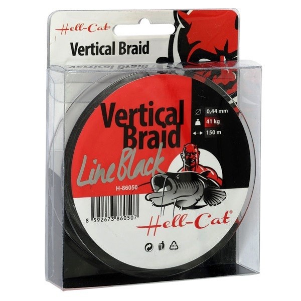 Upredenica Hell-Cat Braid Line Vertical Red 150m