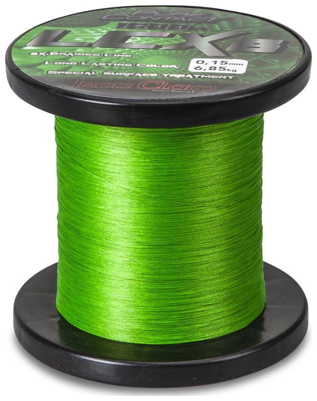 Upredenica Iron Claw LCX8 1500m 0,21mm/12,30kg