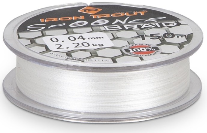 Upredenica Iron Trout Spooner Braid 150m Prozirna