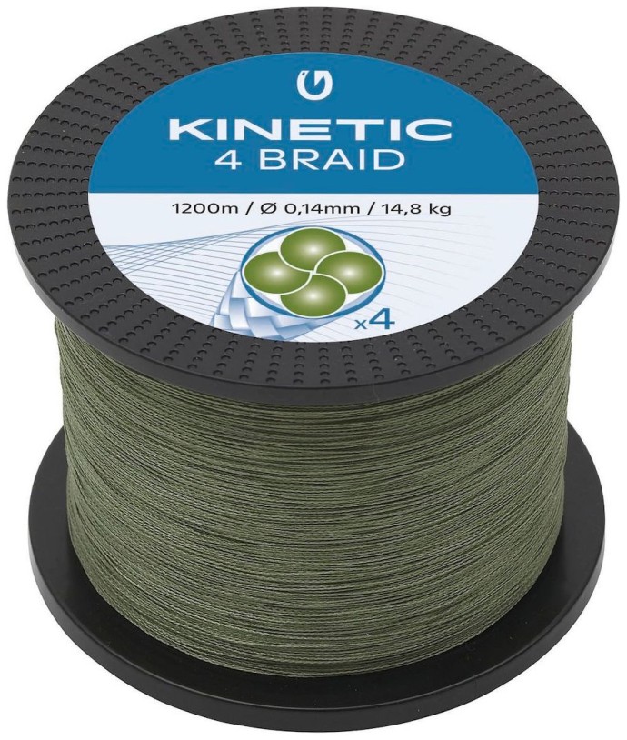 Upredenica Kinetic 4-Braid Dusty Green 1200m