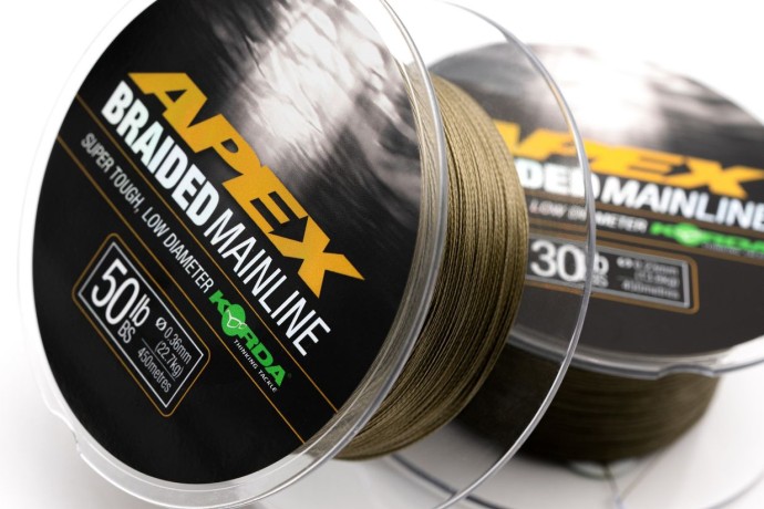 Upredenica Korda Apex Braided Mainline Olive Green