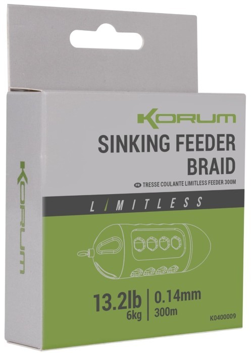 Upredenica Korum Limitless Sinking Feeder Braid 300m