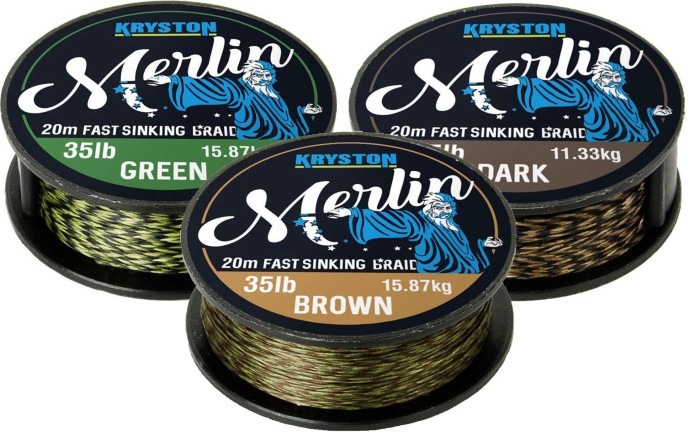 Upredenica Kryston Merlin Fast Sinking Braid Pješčana 20m