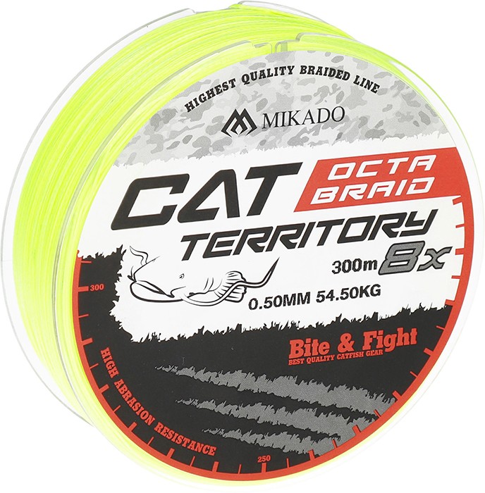Upredenica Mikado Cat Territory Octa Braid Žuta 300m