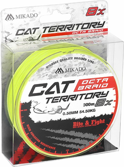 Upredenica Mikado Cat Territory Octa Braid Žuta 300m