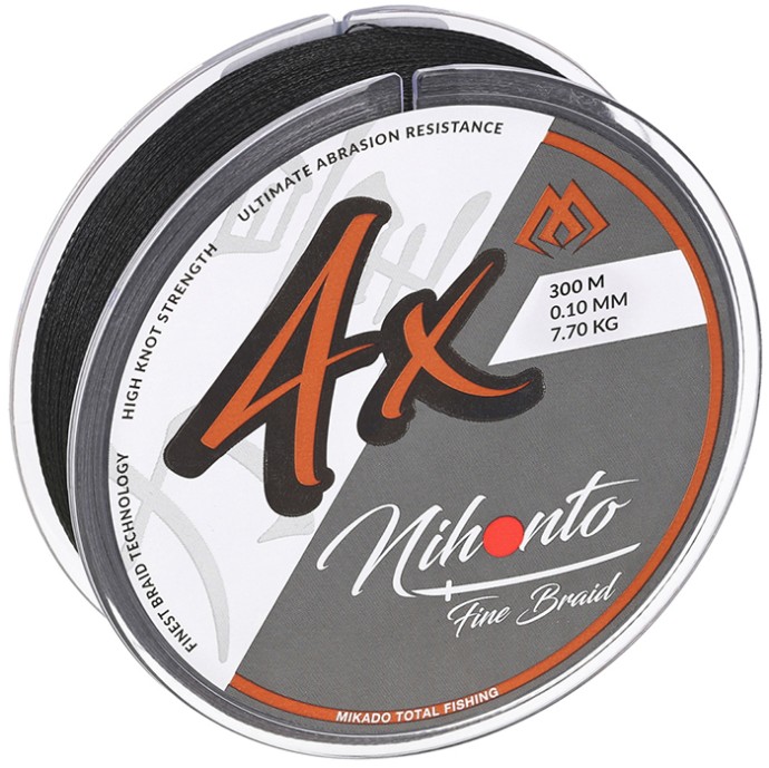 Upredenica Mikado Nihonto Fine Braid Black 300m