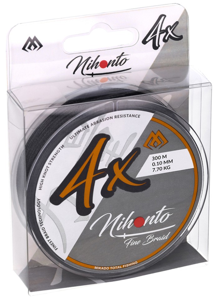 Upredenica Mikado Nihonto Fine Braid Black 300m