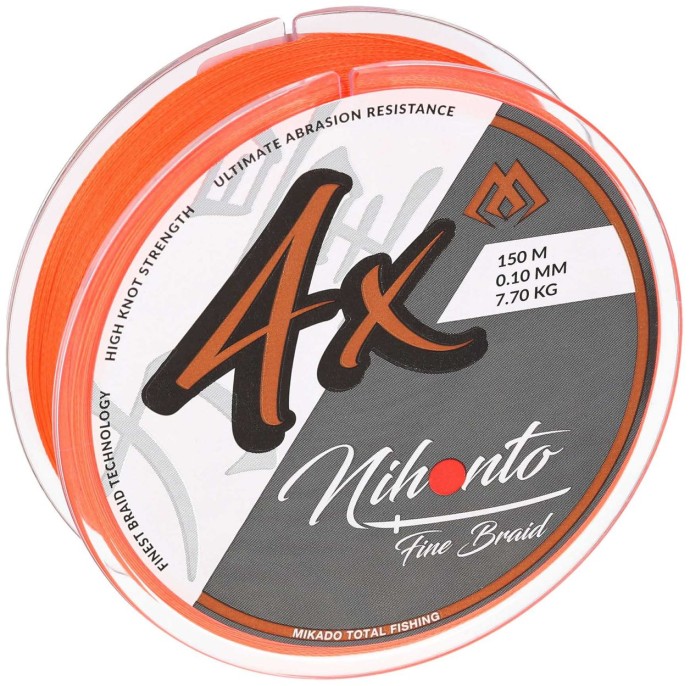 Upredenica Mikado Nihonto Fine Braid Fluo Oranžová 150m