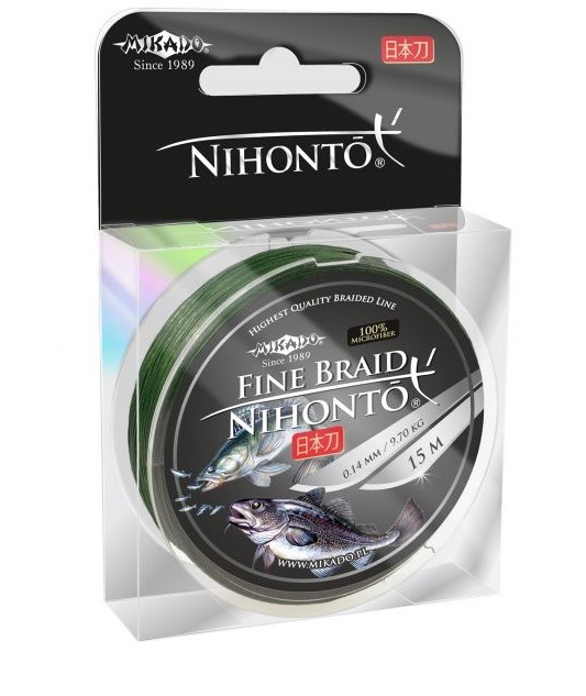 Upredenica Mikado Nihonto Fine Braid Green 15m