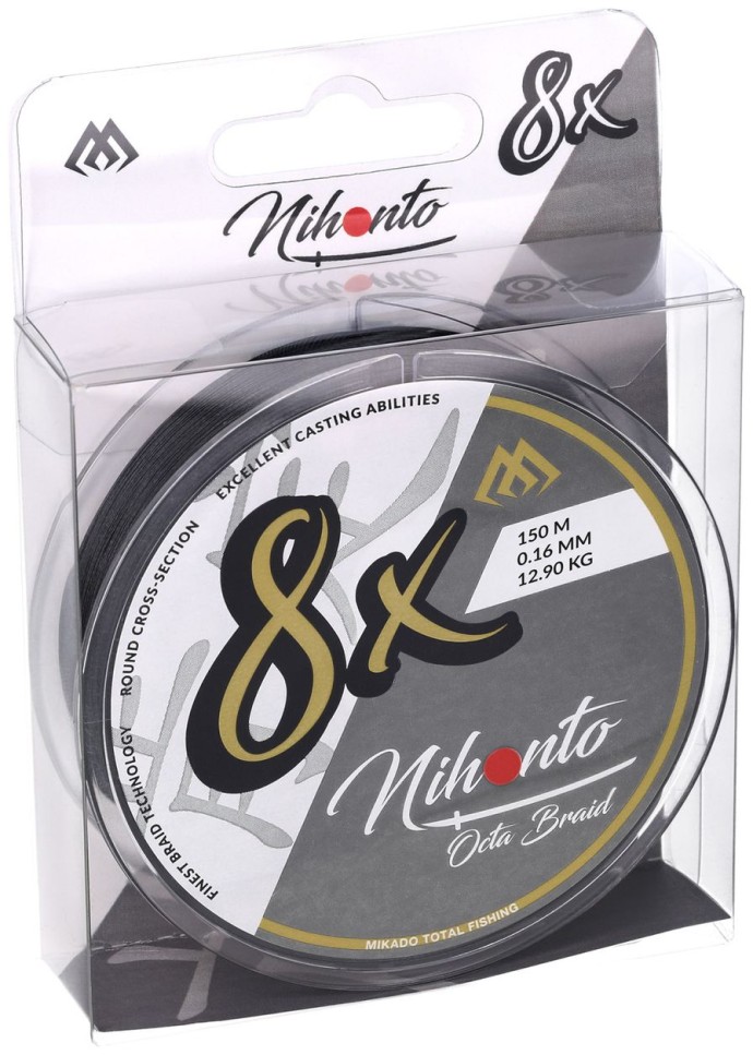 Upredenica Mikado Nihonto Octa Braid crna