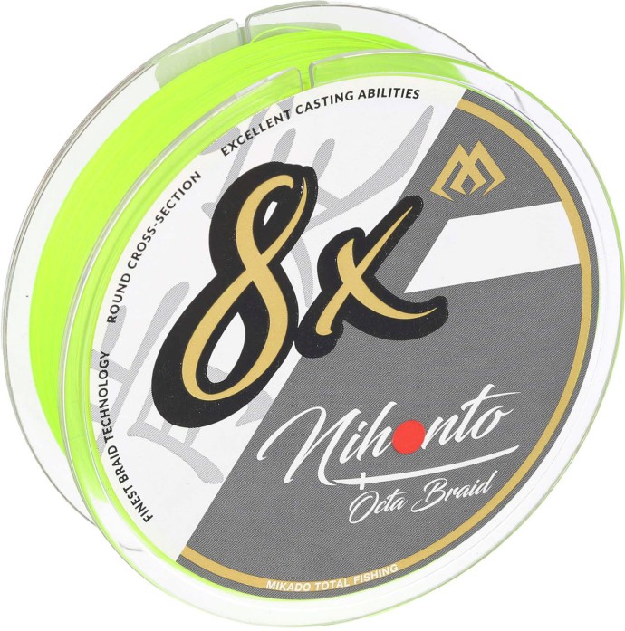 Upredenica Mikado Nihonto Octa Braid Fluo 150m