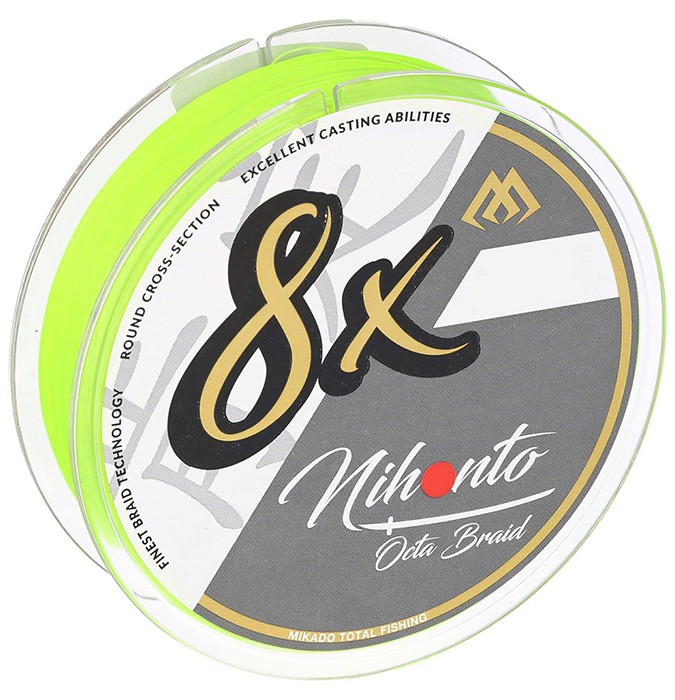 Upredenica Mikado Nihonto Octa Braid Fluo Yellow 300m