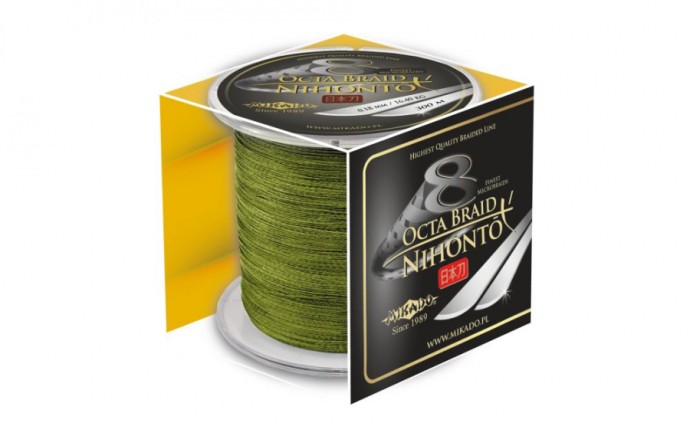 Upredenica Mikado Nihonto Octa Braid Green 300m