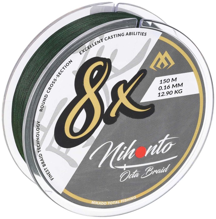 Upredenica Mikado Nihonto Octa Braid Zelena 10m