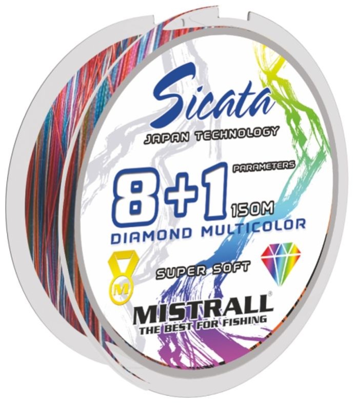 Upredenica Mistrall Sicata JGS X8+1 Multicolor 150m