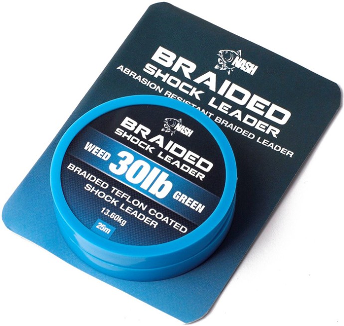 Upredenica Nash Braided Shock Leader Weed 25m