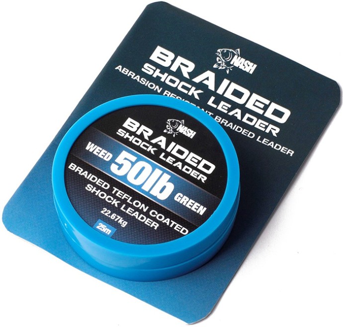 Upredenica Nash Braided Shock Leader Weed 25m
