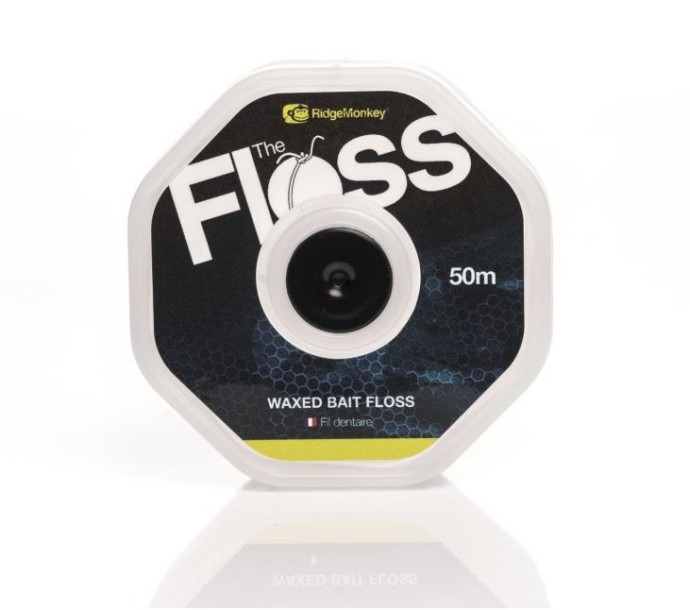 Upredenica RidgeMonkey The Floss Waxed Bait Floss 50m
