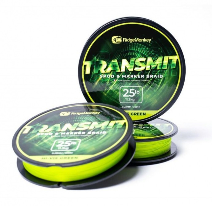 Upredenica RidgeMonkey Transmit Spod and Marker Braid 0,28mm 25lb 300m