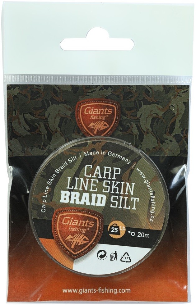 Upredenica s omotačem Giants Fishing Carp Line Skin Braid 20m 25lb