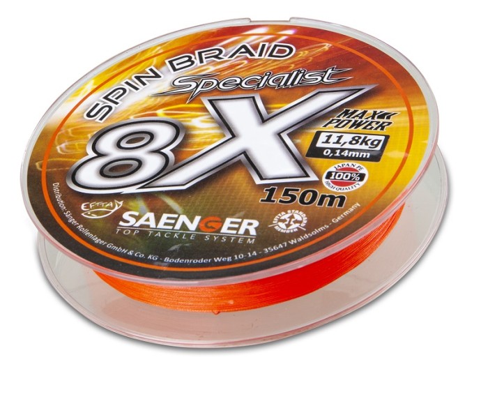 Upredenica Saenger 8X Specialist Spin Braid 150m