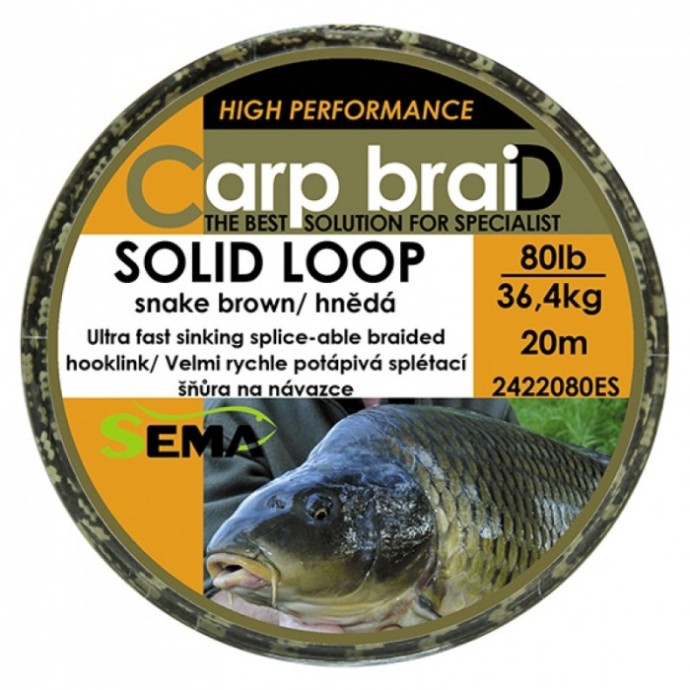 Upredenica Sema Solid Loop Smeđa 10m