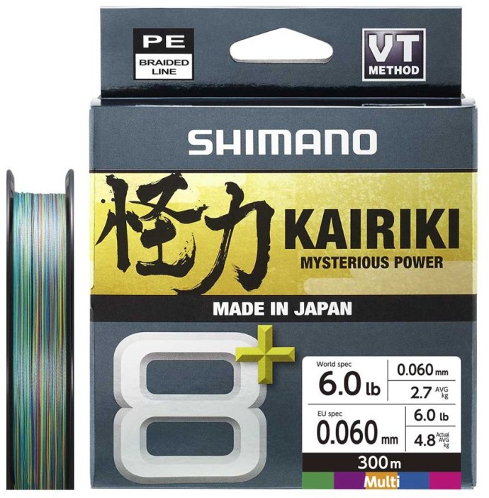 Upredenica Shimano Kairiki 8+ Multi Color